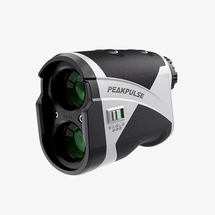 Télémètre laser de golf Champ de vision super large de 7 degrés avec mât de drapeau de haute précision Fonction de vibration de verrouillage Mode pente Balayage continu